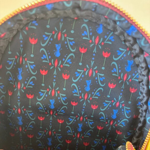 Disney Loungefly Frozen Anna Mini Backpack Olaf Charm “Follow Your Heart” - Picture 2 of 5